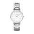 Cluse Minuit Steel White, Silver Colour