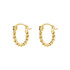 Rosefield n&aacute;u&scaron;nice Twisted Hoops Gold