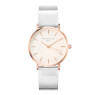 Hodinky Rosefield Premium Gloss White Metallic Rosegold 33mm