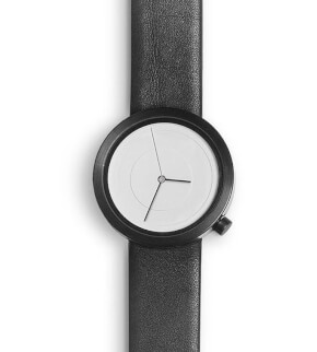 Hodinky Nava Air 39mm White with Black Crown