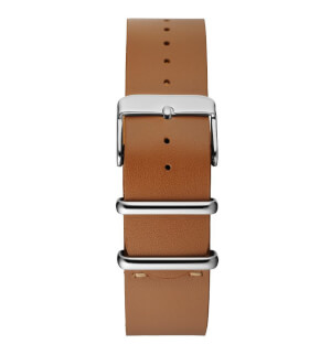 Remienky CHPO Light Brown Nato – Silver