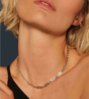 Rosefield náhrdelník Multilink Necklace Silver