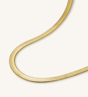 Šperky Rosefield náhrdelník Snake Necklace Gold