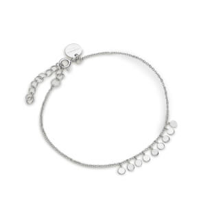 Rosefield náramok TOC Bracelet Multi micro coins Baxter Silver