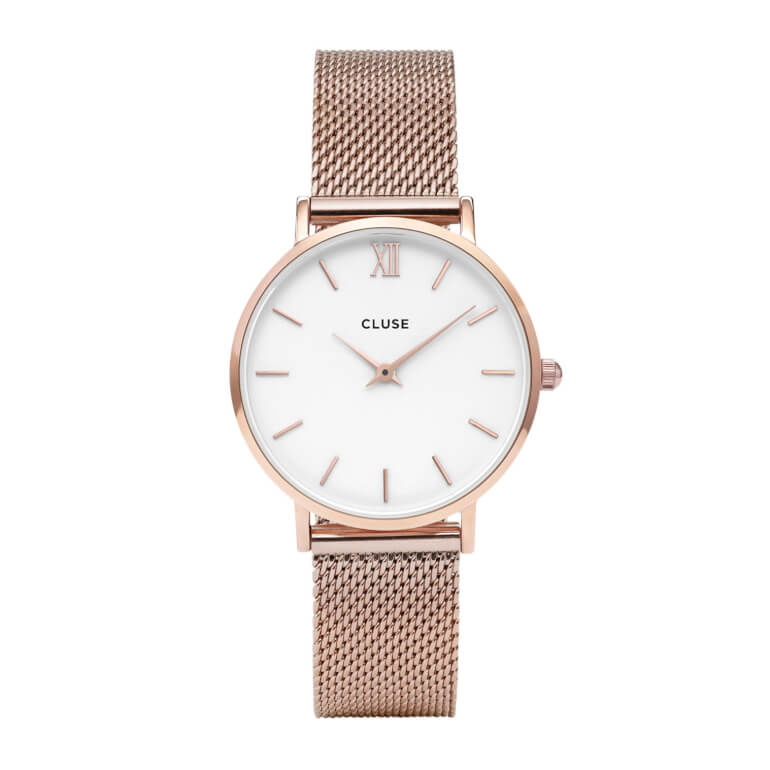 Minuit Mesh Rose Gold/White