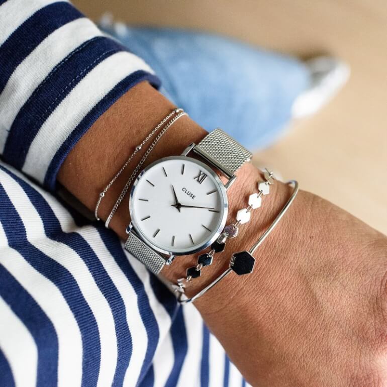 Minuit Mesh Silver/White